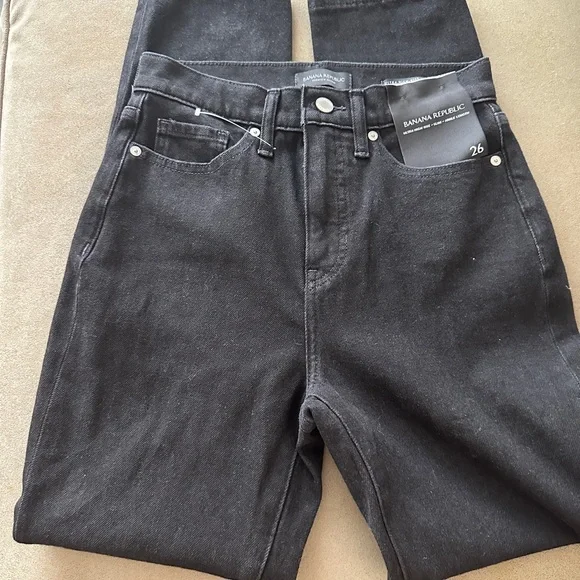 Banana Republic Black Women Jeans - Picture 2 of 4